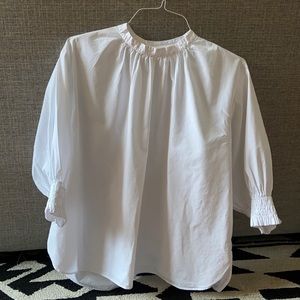UNIQLO, small, white blouse